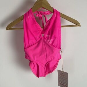 Tiger Friday Marilyn Leotard - Hot pink Child Size small